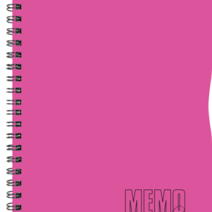 Memo Colour A4 joon, 80 lehte, roosa
