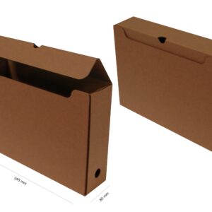 Arhiivikarp A4 pinnalaotusena 8cm Osiris, pruun