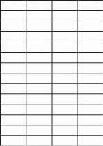 Etikett A4 Utility 52,5 x 21,2 mm, 100 lehte, 56tk lehel