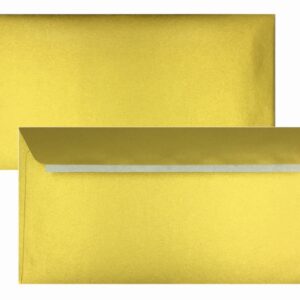 Ümbrik C65 114x229mm, kuld, 120gsm